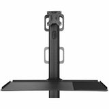 StarTech.com Chariot station de travail mobile avec support moniteur et porte-CPU/PC