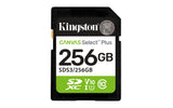 Carte SDXC Kingston Technology 256GB Canvas Select Plus Gen3 150MB/s C10 UHS