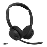 Jabra Evolve3 45 MS USB-A Stereo Headset with Charging Stand