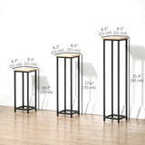 3 Packs Plant Stand Indoor, Metal Plant Stand Outdoor Plant Rack