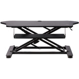 Rehausseur de bureau assis-debout d'angle StarTech.com avec tiroir de clavier - Grand