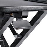 Rehausseur de bureau assis-debout d'angle StarTech.com avec tiroir de clavier - Grand