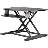 Rehausseur de bureau assis-debout d'angle StarTech.com avec tiroir de clavier - Grand