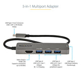 StarTech.com USB C Multiport Adapter - USB-C to HDMI 2.0b 4K 60Hz (HDR