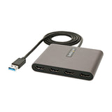 StarTech.com Adaptateur USB 3.0 vers quad HDMI, USB vers 4x moniteur HDMI