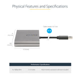 StarTech.com Adaptateur USB 3.0 vers quad HDMI, USB vers 4x moniteur HDMI