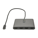 Adaptateur StarTech.com USB-C vers quad HDMI, convertisseur USB-C vers 4x moniteurs HDMI