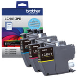 Cartouches d'encre Brother LC4013PKS (lot de 3) - 200 pages