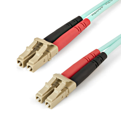 StarTech.com 2m (6ft) LC/UPC to LC/UPC OM4 Multimode Fiber Optic Cable