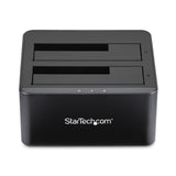 StarTech.com Station d'accueil disque dur double baie USB 3.0 vers SATA, USB