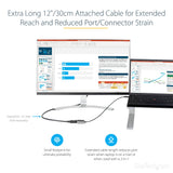 USB C to Displayport Adapter 8K/4K 60HZ Video 12IN Cable