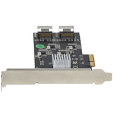 StarTech.com 8 Port SATA PCIe Card, PCI Express 6Gbps Expansion Adapte