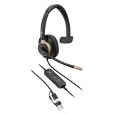 HP Poly Mission 815 Monaural USB Headset with Active Noise Canceling