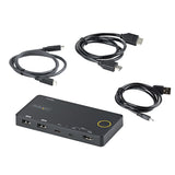 StarTech.com 2 Port Hybrid USB-A + HDMI & USB-C KVM Switch - Single 4K