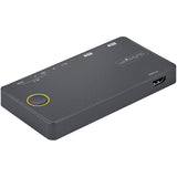 StarTech.com 2 Port Hybrid USB-A + HDMI & USB-C KVM Switch - Single 4K