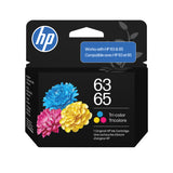 Cartouche d'encre originale HP 63/65 Tricolore – 100 pages