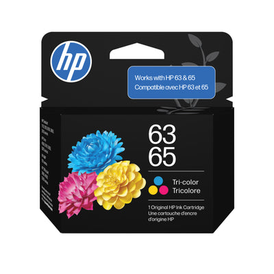 HP 63/65 Tri-color Original Ink Cartridge – 100 Pages