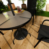 Patio Umbrella Base, 26 lbs Concrete Heavy Duty Umbrella Stand