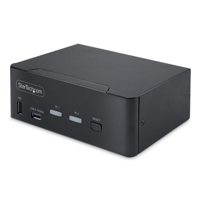 StarTech.com 2-Port Dual-Monitor DisplayPort KVM Switch, 8K 60Hz / 4K