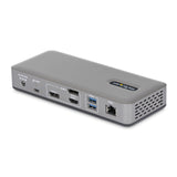 Station d'accueil StarTech.com USB-C, triple moniteur 4K pour ordinateur portable