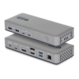 Station d'accueil StarTech.com USB-C, triple moniteur 4K pour ordinateur portable