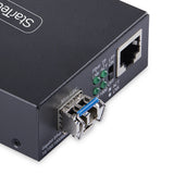 StarTech.com Single-Mode (SM) LC Fiber Media Converter for 10/100/1000