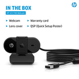 HP 325 FHD Webcam - 1080p with Auto Light Correction