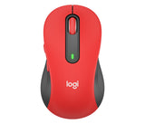 Souris sans fil Logitech M650 L - Rouge, Droitier