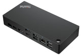 Lenovo ThinkSmart SmartDock Wired USB 3.2 Gen 2 (3.1 Gen 2) Type-C Bla
