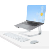 StarTech.com Support pour Ordinateur Portable - Rehausseur de Bureau pour Laptop jusqu'à 5kg, Aluminium, Argent