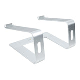 StarTech.com Support pour Ordinateur Portable - Rehausseur de Bureau pour Laptop jusqu'à 5kg, Aluminium, Argent