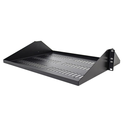 StarTech.com 2U Server Rack Shelf, Center Mounted Universal Vented Rac