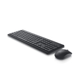 DELL KM3322W keyboard Mouse included Office RF Wireless US English Bla