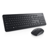 DELL KM3322W keyboard Mouse included Office RF Wireless US English Bla