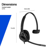 Casque d'écoute stéréo filaire USB HP Poly Mission 425 Classic