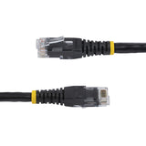 StarTech.com 50ft CAT6 Ethernet Cable - Black CAT 6 Gigabit Ethernet W