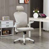 Office Chair, Mesh Computer Desk Chair with Adjustable Headrest, 4D Lumbar Support