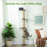 Cat Wall Shelves, Cat Wall Furniture with 4 Platforms