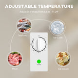 Mini Freezer, 3.5 Cu.Ft Chest Freezer with 5-Setting Adjustable Thermostat