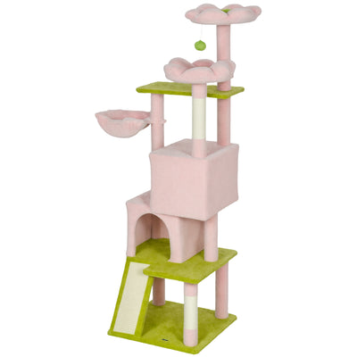 Flower Cat Tree with Sisal Scratching Posts