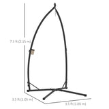 Hammock Chair Stand, Heavy Duty Steel Hanging Chair Stand for Swing Chair