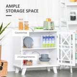 Storage Cabinet with Fretwork Doors and Shelf