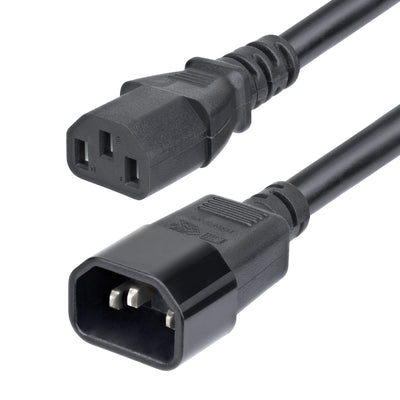 StarTech.com 15ft (4.5m) Power Extension Cord, C14 to C13 PDU Power Co