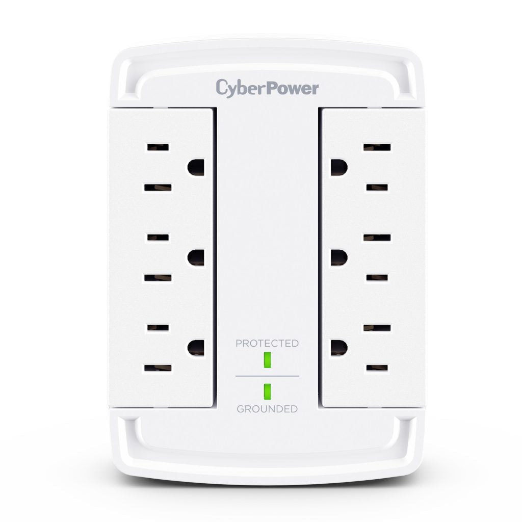 Parasurtenseur CyberPower CSB6WS blanc 6 prises CA 125 V 1,8 m