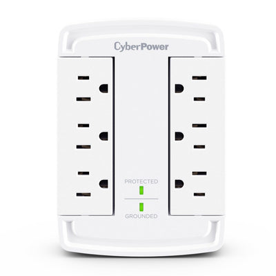 CyberPower CSB6WS surge protector White 6 AC outlet(s) 125 V 1.8 m