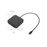 Targus DOCK425GLZ laptop dock/port replicator Wired USB4 Black