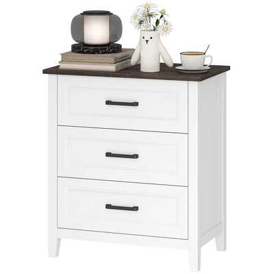Dresser for Bedroom with 3 Drawers Storage Chest of Drawers for Living Room