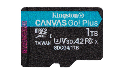 1TB MICROSDXC CANVAS GO PLUS GEN4 200R A2 U3 SINGLE PACK W/O ADP