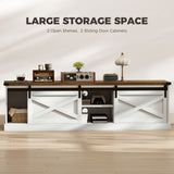 TV Stand for TVs up to 65 Inch, Entertainment Center with Shelves, Cabinets