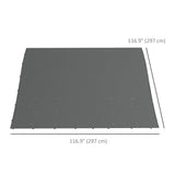 Pergola Canopy Replacement, Pergola Shade Cover for 10' x 10' Pergola ( 84C-038 Series)